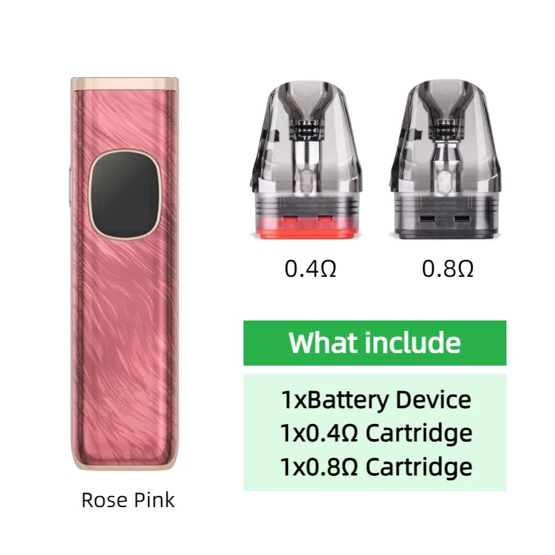 Dispositivo con Batteria per OXVA Xlim Pro 2 1300mAh/Nexlim 1500mAh con Kit Due Cartucce per Cartucce da 0.4/0.6/0.8/1.2ohm 2/3/4ml