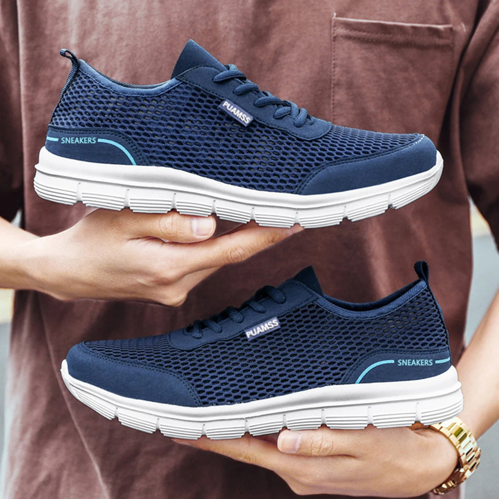 Sneakers da uomo scarpe da corsa estive in rete Sneakers leggere e traspiranti per uomo
