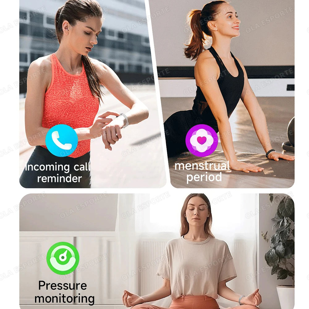 Nuovo braccialetto sportivo impermeabile Smart Band Controllo gesti Frequenza cardiaca Ossigeno nel sangue Monitor del sonno Schermo contapassi Smartwatch 2025