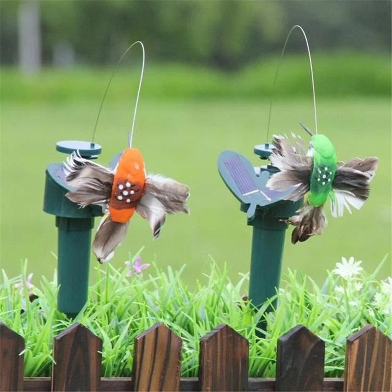 Decorazione da giardino Farfalle svolazzanti danzanti ad energia solare Volare colibrì Giardino Cortile Decorazione domestica all'aperto Terre agricole