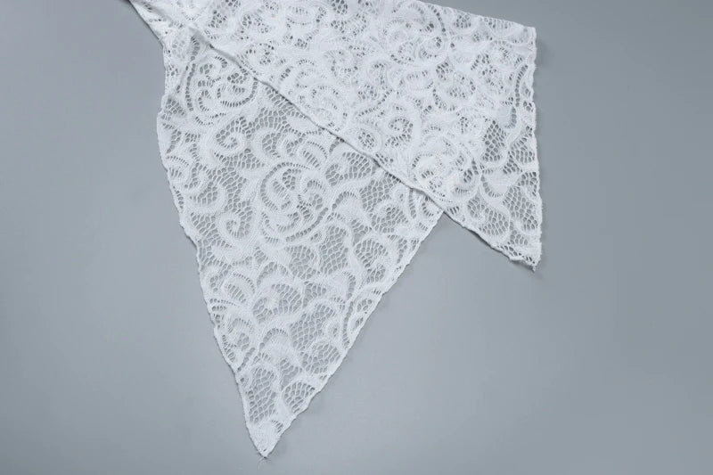 Hugcitar Maglia con stampa floreale Scollo a V Manica lunga svasata Abito lungo trasparente sexy Primavera Abiti moda donna Vacanza al mare Club