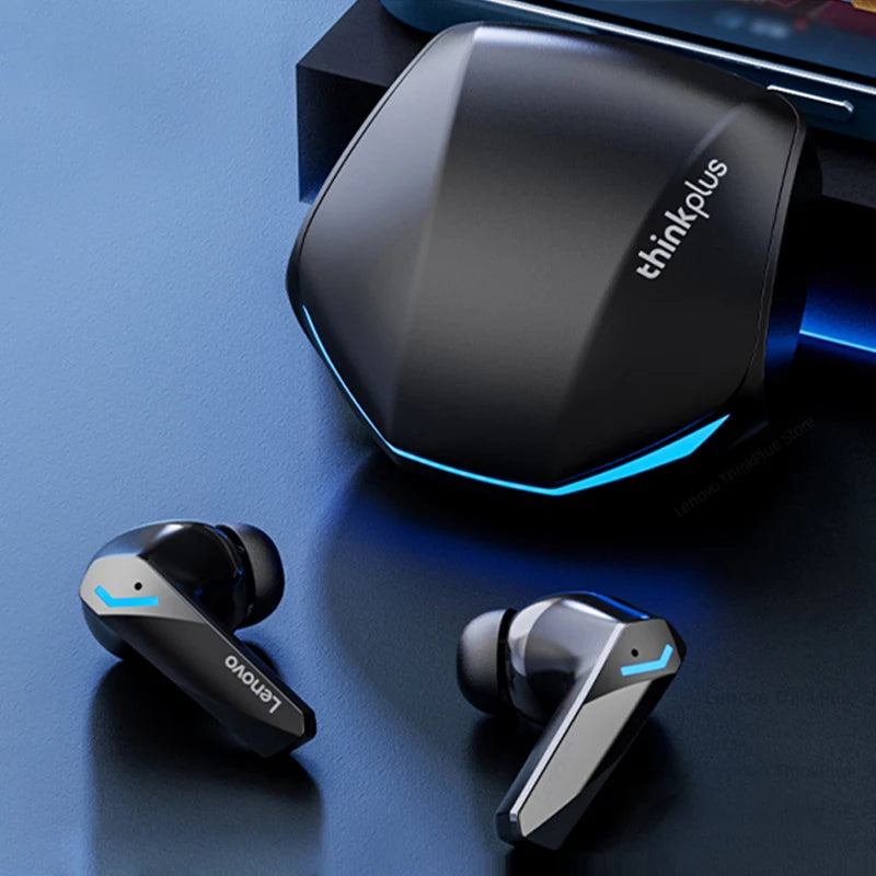 100% originale Lenovo GM2 Pro Bluetooth V5.3 TWS Auricolari wireless Stereo Sport Auricolari Gioco Musica Dual Mode Auricolare a bassa latenza