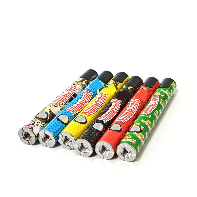 5-20 pezzi Backwoods 510 Batteria Vape Pen Display LCD Capacità 1100mAh Tipo-C 1.8V - 4.2V Sigaretta elettronica a tensione regolabile