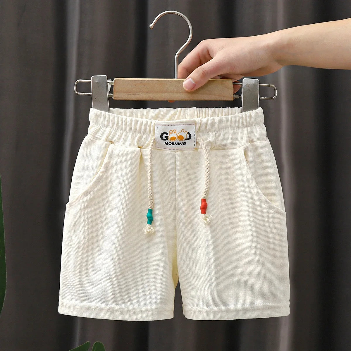 1 pz pantaloncini estivi per bambini ragazzi ragazze tinta unita corto bambino tinta unita pantaloni casual bambini pantaloni corti abbigliamento sportivo capispalla