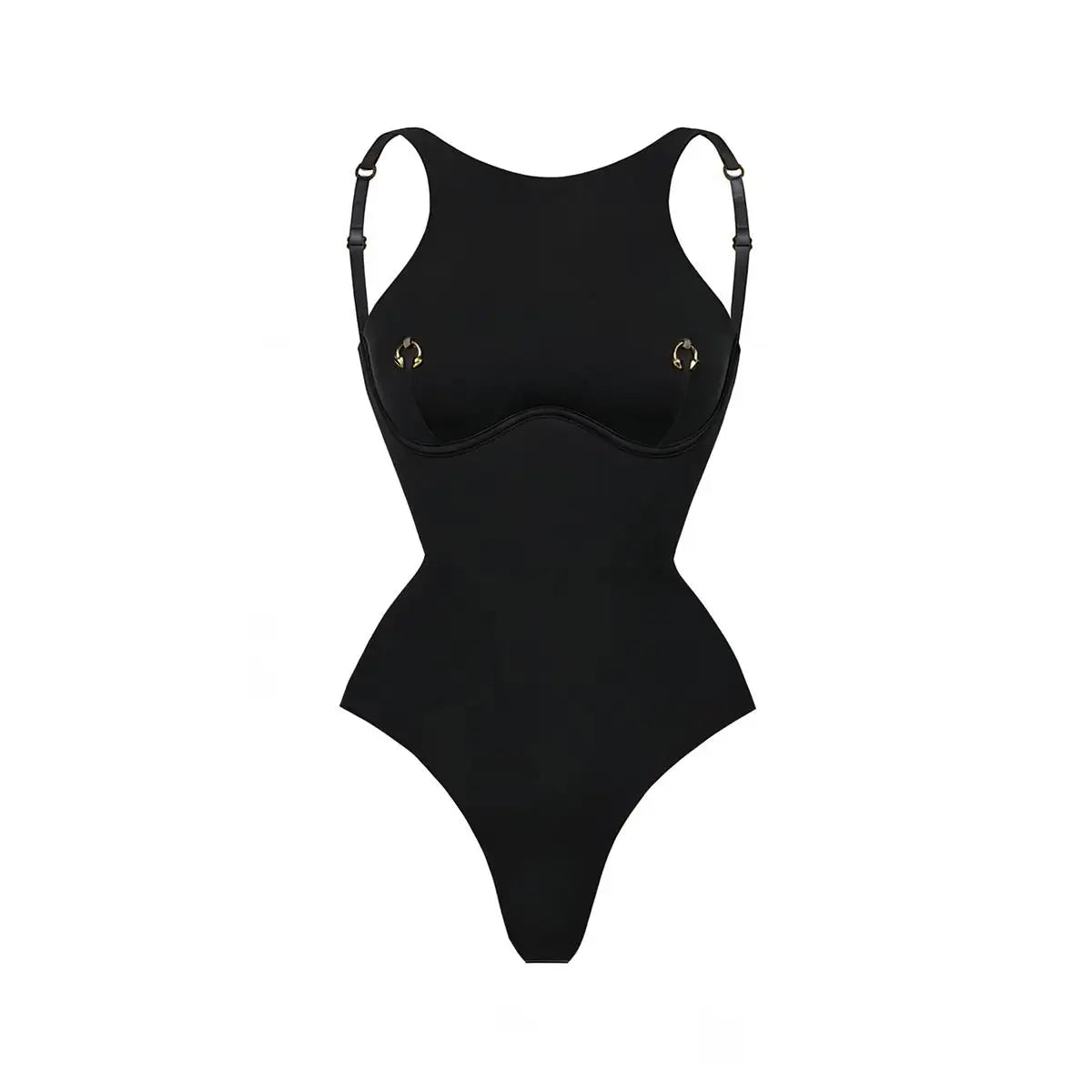 2026 2 Pezzi Costume da Bagno Intero Sexy da Donna, Monokini a Vita Alta Push-Up, Tinta Unita, Abbigliamento da Spiaggia