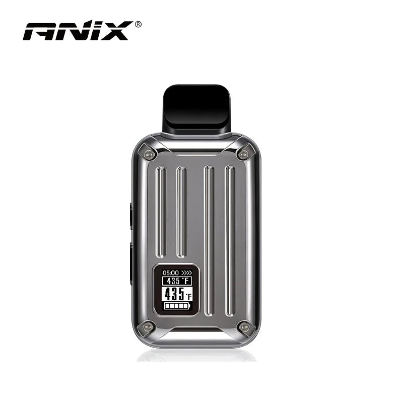 Kit vaporizzatore Vape per erbe secche originale Anix Urano Batteria da 2200 mAh con cappuccio magnetico per camera SS304 Display OLED Sigaretta elettronica