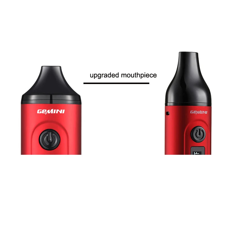 Kit vaporizzatore originale Anix Gemini per erbe secche Batteria da 2200 mAh Camera di riscaldamento in acciaio inossidabile con schermo OLED Kit di erbe per penna Vape