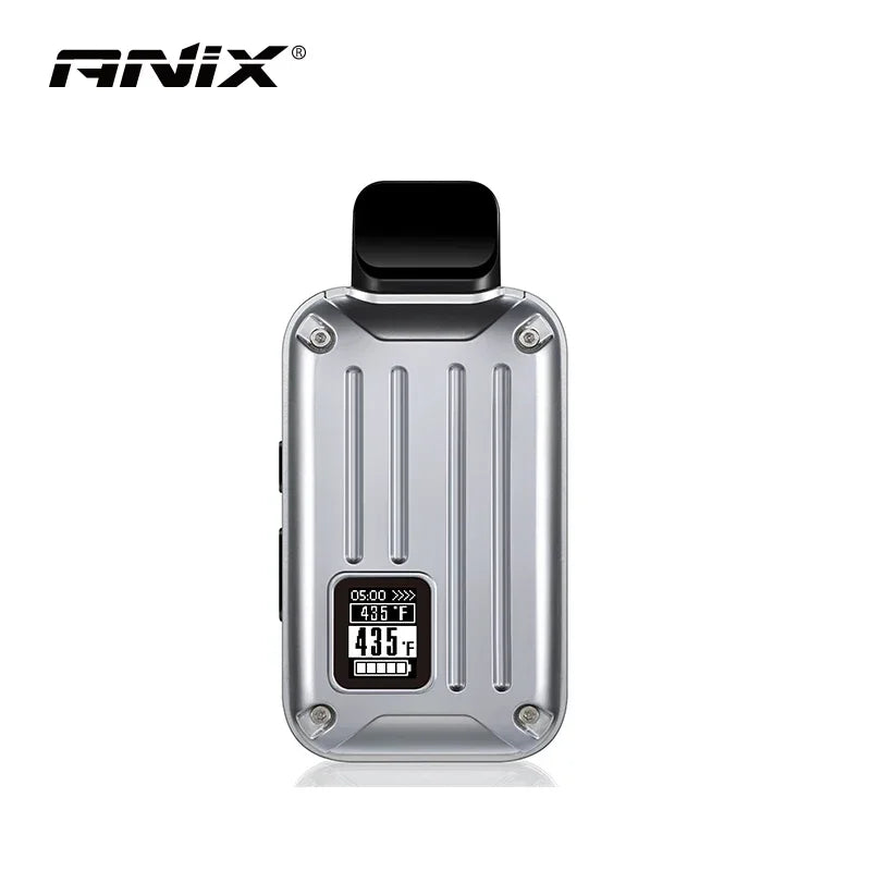 Kit vaporizzatore Vape per erbe secche originale Anix Urano Batteria da 2200 mAh con cappuccio magnetico per camera SS304 Display OLED Sigaretta elettronica