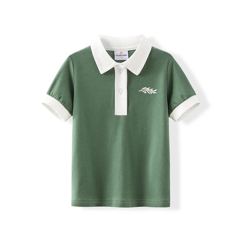AA-SS26 Set Abito Shabbos Verde Beige Coordinato Famiglia Abbigliamento Bambini Vestiti con Fiocco Stampa Foglie d'Ulivo Set per Ragazzi Tutina per Neonati