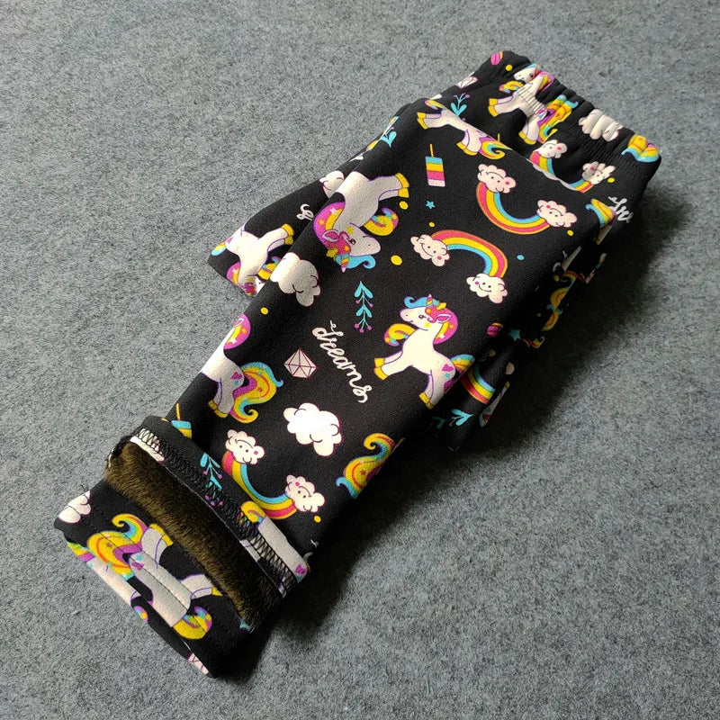 Pantaloni da ragazza primavera autunno inverno neonate leggings in pile sottile dolce pantaloni slim floreali mimetici retrò abbigliamento per bambini