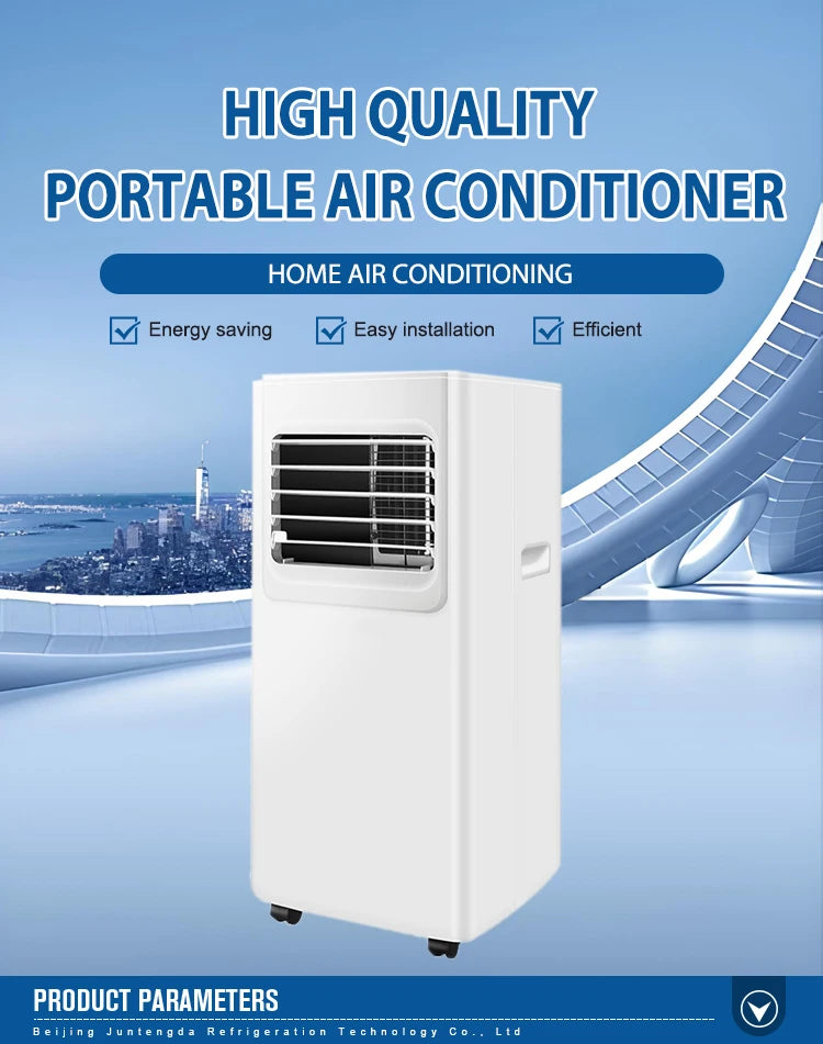 Condizionatore d'Aria Portatile Monofase da 5000 BTU per Interni, Alta Qualità, Produzione Diretta