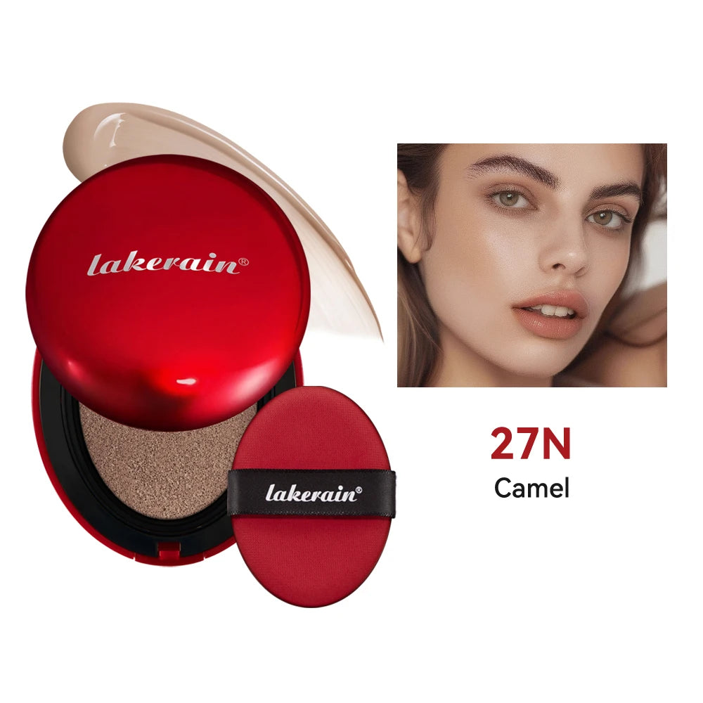 Fondotinta Cushion Coreano Idratante Naturale Copertura 72H Semi-Matte Lunga Durata Base Trucco Donna