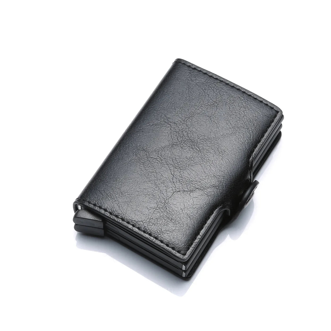 Nome inciso Portafoglio pop-up mini in fibra di carbonio Regalo personalizzato Carta Rfid Portafogli da uomo di alta qualità 12 porta carte Piccolo sacchetto di soldi