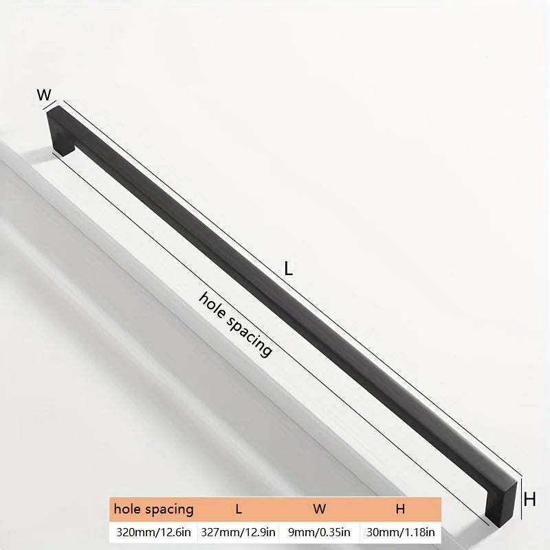 1/10pcs Furniture Pull Handle Kitchen Door Handle Drawer Pull Handle Aluminum Alloy Wardrobe Pull Handle Furniture Hardware