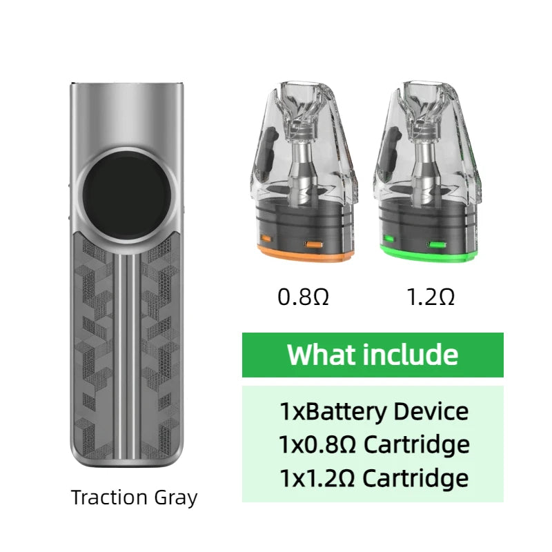 Dispositivo con Batteria per OXVA Xlim Pro 2 1300mAh/Nexlim 1500mAh con Kit Due Cartucce per Cartucce da 0.4/0.6/0.8/1.2ohm 2/3/4ml