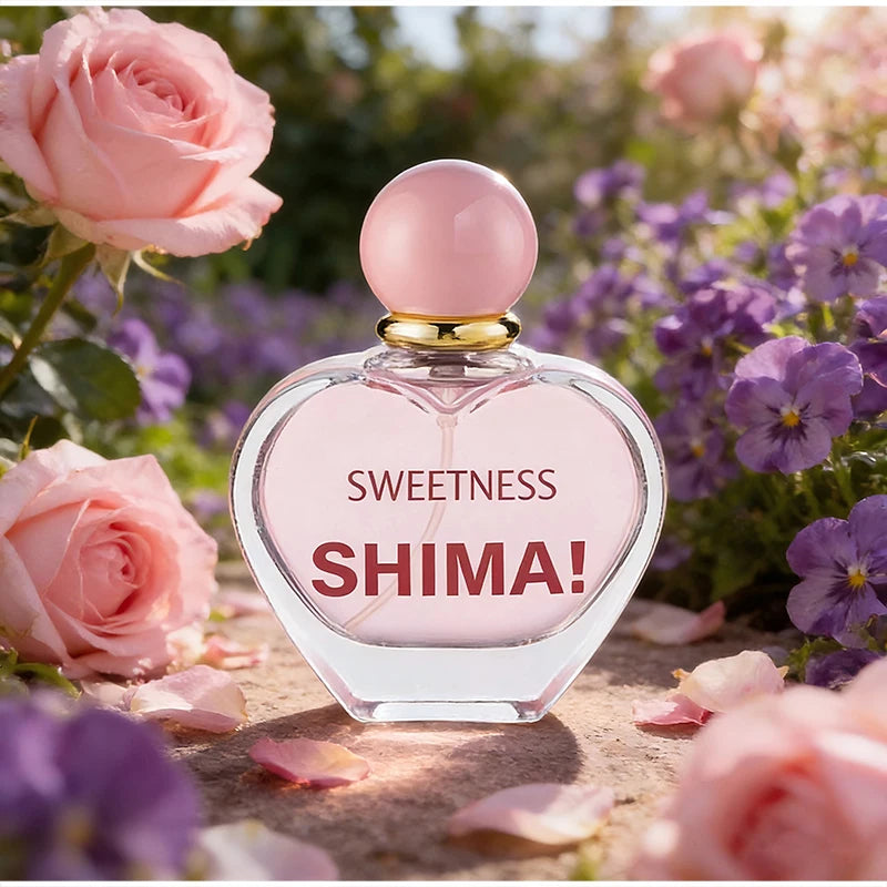 Creative Brand Unisex Heartshaped Perfume Fresh Natural Orange Berry Woody Rose Light Perfume Sweet Girlish Love Fragrance Spray