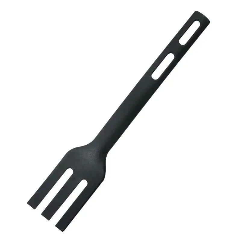 3pcs Nylon Kitchenware Shovel Spoon Surface Fork Slotted Turner Solid Spoon Fork Children's Shovel Fork Spoon Tableware