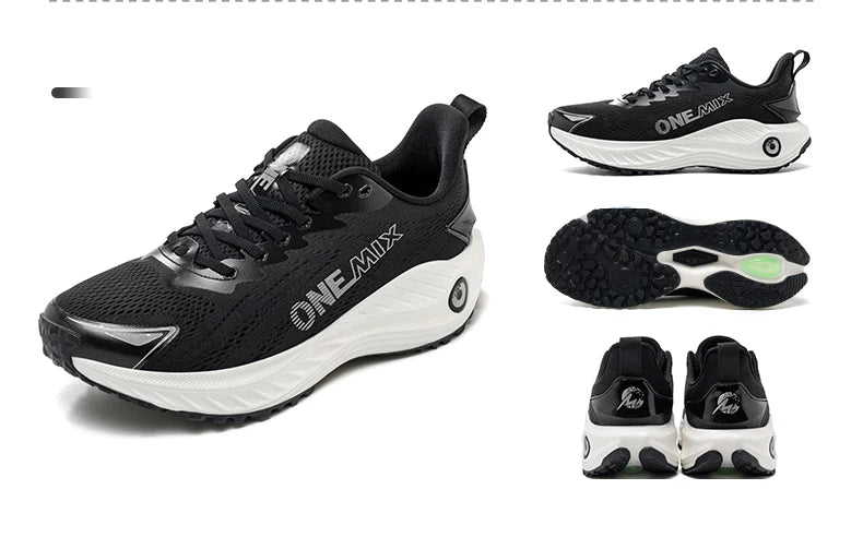 ONEMIX Scarpe da corsa casual Scarpe da jogging estive traspiranti Uomo Scarpe da ginnastica leggere da donna Scarpe sportive con cuscino maschile da esterno
