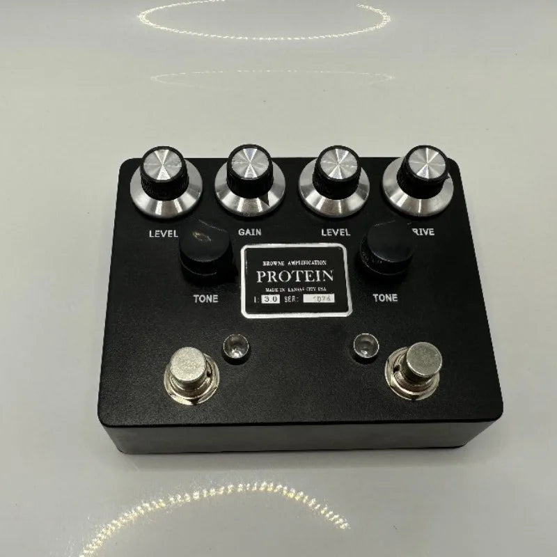 LY-ROCK BR0WNE PROTEIN Pedale distorsione overdrive per chitarra elettrica, clone originale