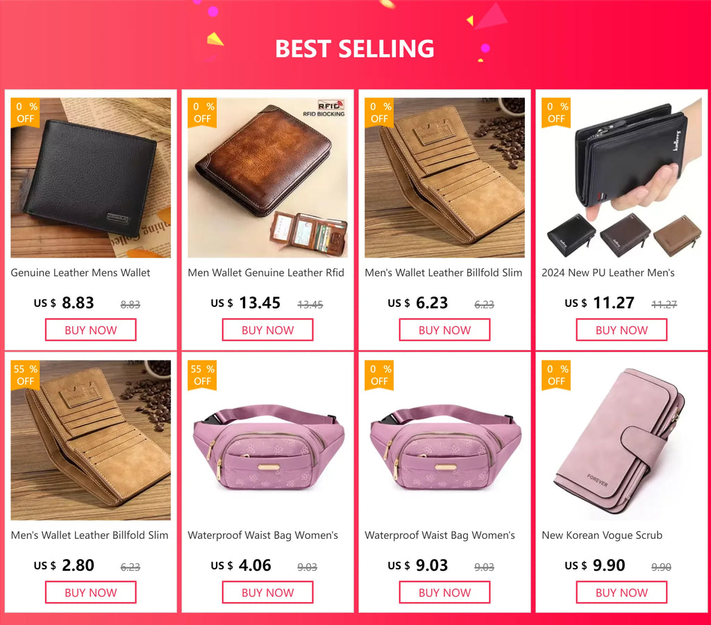 Portafoglio da donna di alta qualità, antifurto, in pelle, con cerniera lunga, grande, pochette da donna, porta carte.