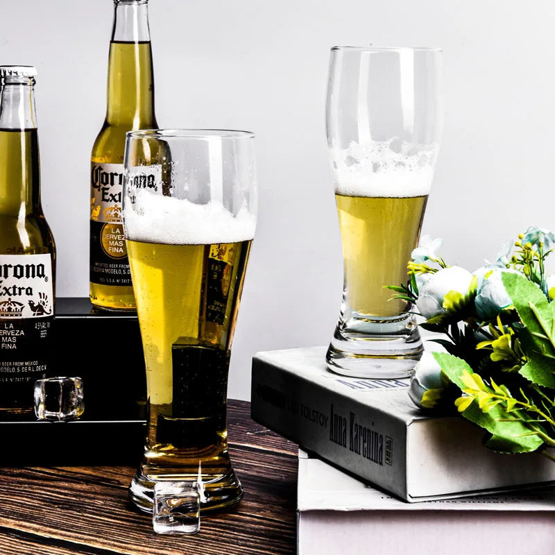 Tazza di birra di grano tazza di vetro personalità artigianale boccali di birra tazza di cristallo bicchiere di succo bicchieri forniture per Bar per la casa