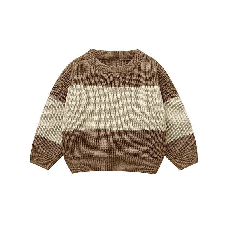 Neonati maschi Maglioni Vestiti Autunno Inverno Lavorato a maglia Infantile Pullover unisex Girocollo Maniche lunghe Maglieria per bambini Top 1-3 anni