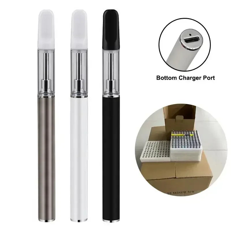 10 pz CC-ell TH205 Ricaricabile E Sigaretta Vape Pen Kit 350 mAh Batteria 0.5 ml 1.0 ml Cartucce Bobina di Ceramica Carrelli per Olio Spesso