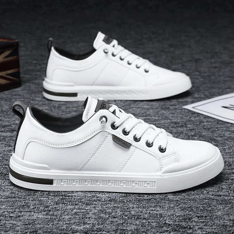 Nuove Sneakers Casual da Uomo a Profilo Basso, Stile Coreano, Versatili, Comode, Leggere, con Suola Morbida e Piattaforma per l'Uso Quotidiano