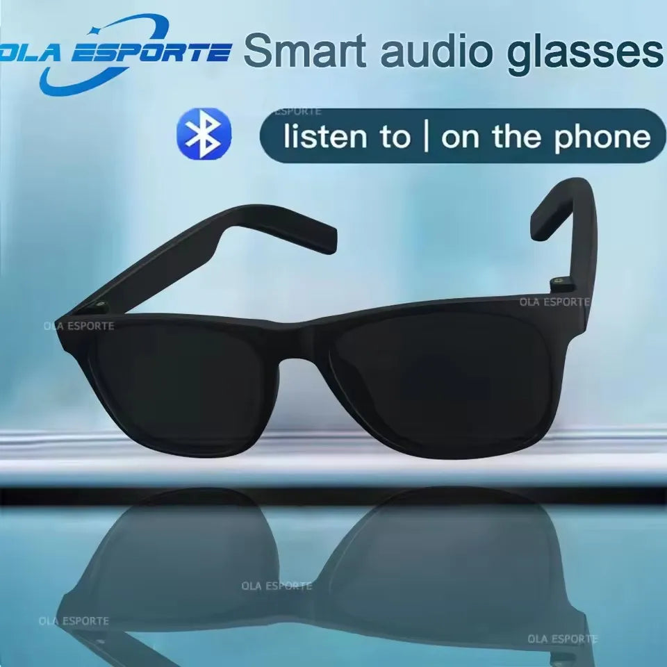 Nuovi Occhiali Smart 2026 per Uomo e Donna, Occhiali Bluetooth con Controllo Vocale, Chiamate, Musica, Protezione UV400, Occhiali da Sole Polarizzati con Cuffie Integrate
