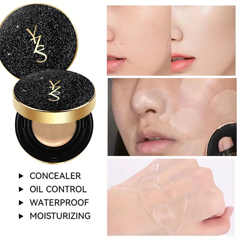 Correttore idratante a 3 colori, cuscino d'aria, crema BB, crema isolante idratante leggera, fondotinta liquido, trucco con impostazione naturale