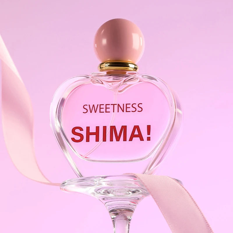 Creative Brand Unisex Heartshaped Perfume Fresh Natural Orange Berry Woody Rose Light Perfume Sweet Girlish Love Fragrance Spray