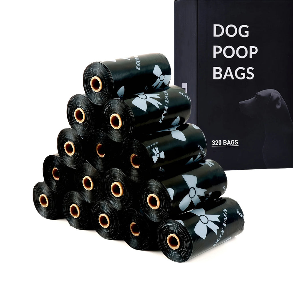 Sacchetti per la spazzatura per cani resistenti da 150 pezzi, per pulire tutti i tipi di piccoli rifiuti, graziosi modelli, forniture da viaggio all'aperto