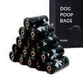 Sacchetti per la spazzatura per cani resistenti da 150 pezzi, per pulire tutti i tipi di piccoli rifiuti, graziosi modelli, forniture da viaggio all'aperto