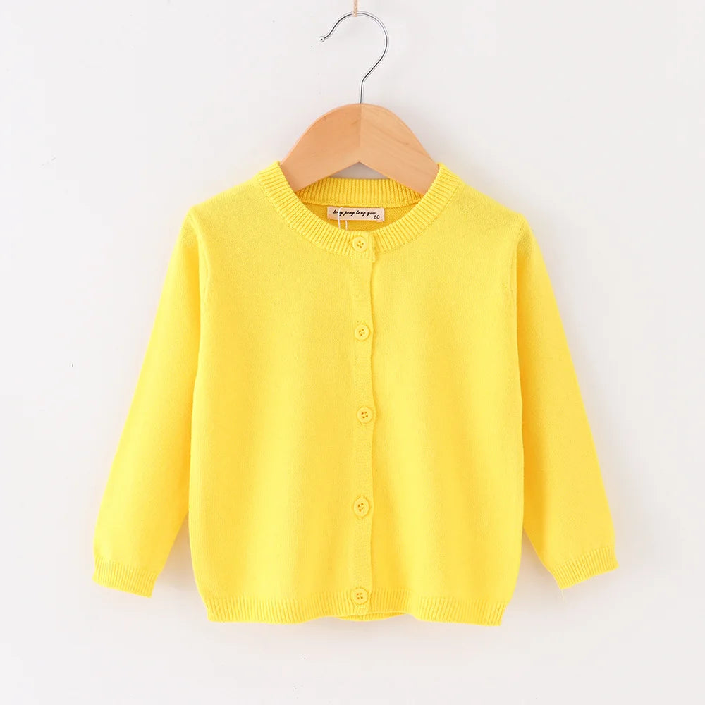 Vestiti per ragazze autunnali Cardigan casual per bambini Solido punto aperto Ragazzi Cappotti morbidi Maglioni per bambini Giacche in maglia per bambini Manica intera