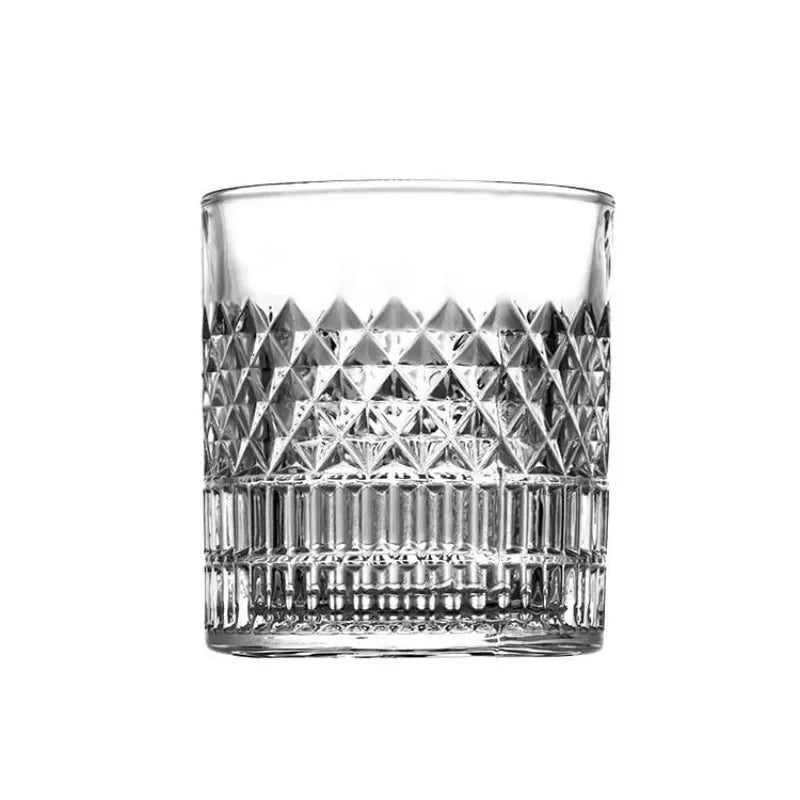 1/2/3/4pcs Tazze 335ml Tazza di whisky trasparente per la festa/casa/bar Bicchiere di cristallo europeo Tazza di vino Tazze all'ingrosso Tazza Bicchiere di birra
