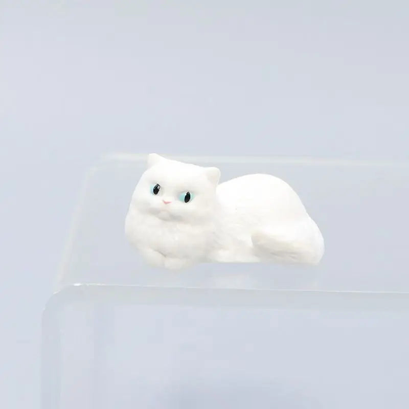 Kawaii DIY Edge Cat Miniature Ornaments Kitten Figurines Simulation Resin Cat Cartoon Cat Car Interior Accessories Model Gifts