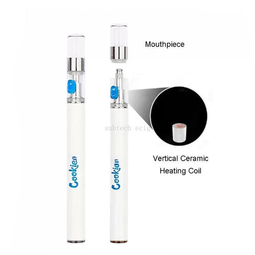 5 pz 10 pz Cookie Vape Pen Kit 320 Mah 0.8 ml Bobina di Ceramica Cartuccia Vaporizzatore Penna Batteria Ricaricabile E Sigarette Fumo