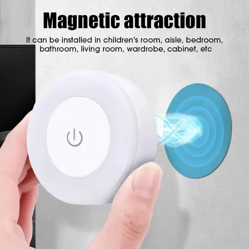Luce notturna ricaricabile USB portatile a luce LED per illuminazione di soggiorno e camera da letto. Lampade Lampada Decorazioni per la casa Luci decorative
