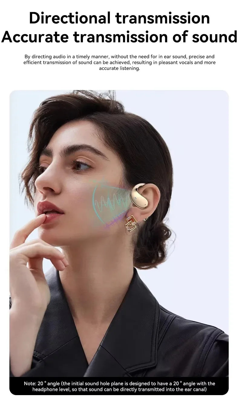 EARDECO Business Auriculares Cuffie Bluetooth Auricolari wireless Auricolari Bass Stereo Cuffie sportive con microfono Audifonos