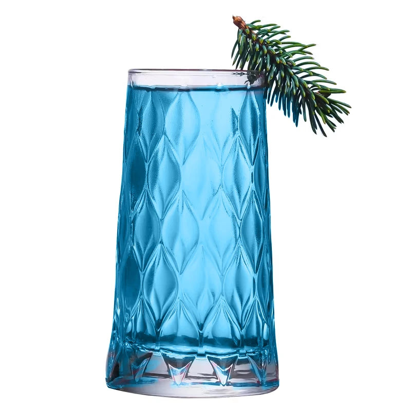 Bicchieri in cristallo senza piombo, creativi, per bibite, Collins, tumbler, per acqua, succo, birra e cocktail