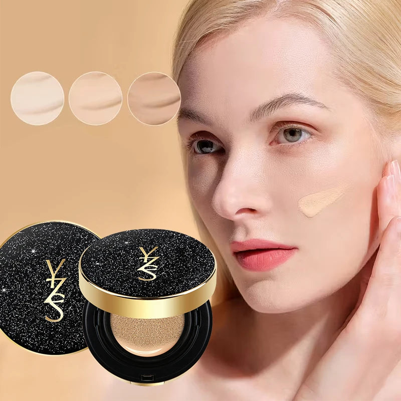 Correttore idratante a 3 colori, cuscino d'aria, crema BB, crema isolante idratante leggera, fondotinta liquido, trucco con impostazione naturale