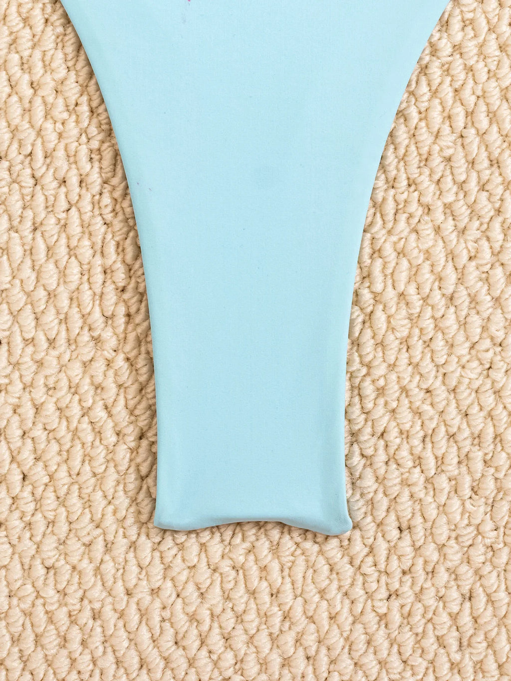 Costume da bagno sexy a fascia 2026 da donna, blu cielo con ornamento a stella marina, push-up, perizoma brasiliano, micro bikini da spiaggia