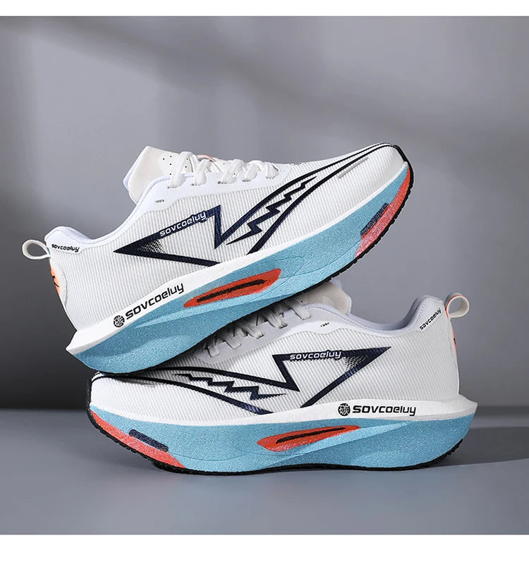 Scarpe da corsa Carbon Board Specialità Maratona Uomo Sport Traspirante Leggero Donna Comodo Atletico Scarpe da ginnastica antiscivolo