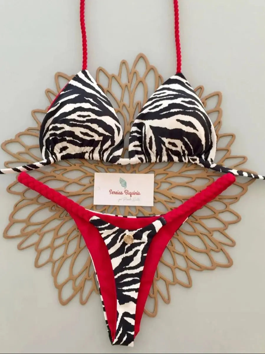 Micro Bikini 2026 Push Up Donna Costumi da Bagno Sexy Brasiliani Set Bikini Perizoma Stampa Biquini Abbigliamento Mare Estivo