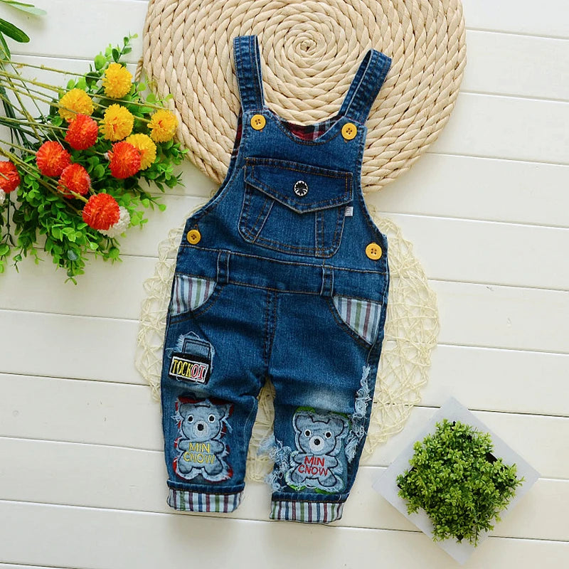 IENENS Bambino Infantile Del Ragazzo Pantaloni Lunghi Del Denim Tute e Salopette Salopette Capretti Del Bambino Dei Ragazzi Dei Jeans Della Tuta Dei Vestiti Abbigliamento Abiti Pantaloni