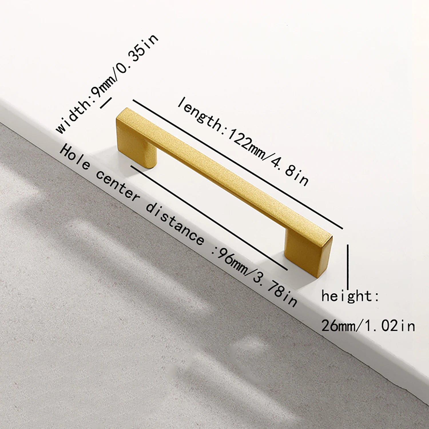 American modern minimalist style cabinets, drawers, wardrobes, furniture, hardware handles, aluminum alloy door handles