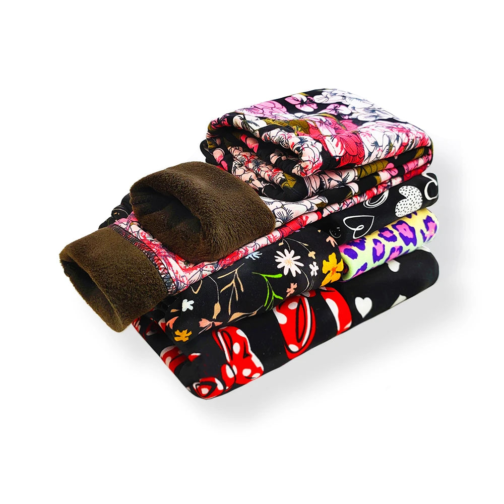 Pantaloni da ragazza primavera autunno inverno neonate leggings in pile sottile dolce pantaloni slim floreali mimetici retrò abbigliamento per bambini