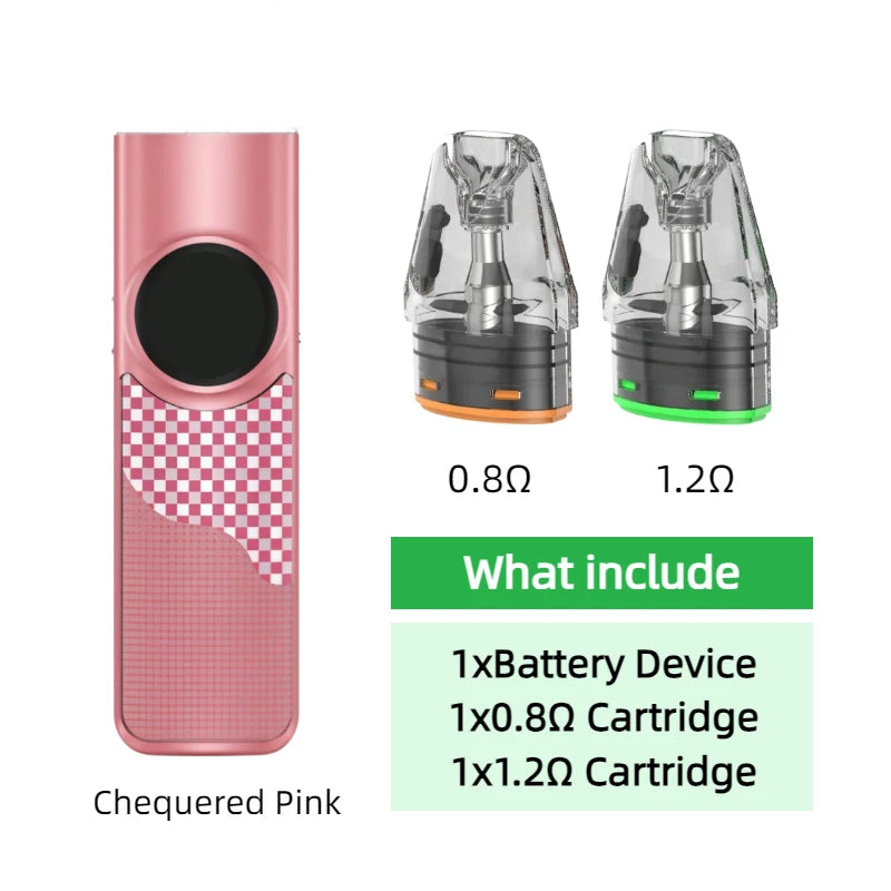 Dispositivo con Batteria per OXVA Xlim Pro 2 1300mAh/Nexlim 1500mAh con Kit Due Cartucce per Cartucce da 0.4/0.6/0.8/1.2ohm 2/3/4ml