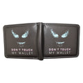 Stampa con lettere dal design carino NON TOUCH MY WALLET con portamonete corto