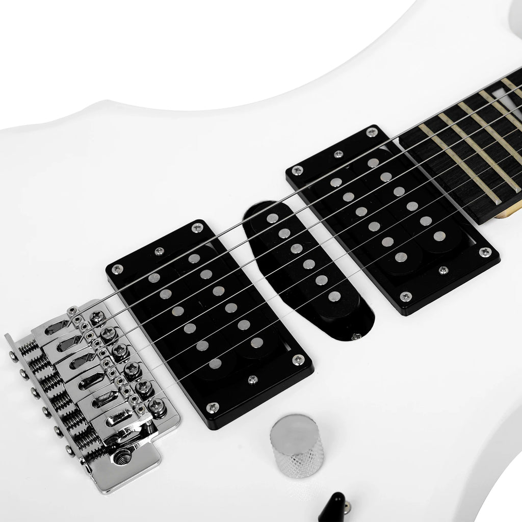 HK.LADE R-260 Chitarra elettrica a 6 corde 24 tasti Chitarra elettrica con corpo in acero Guitarra con borsa Amp Parti e accessori per chitarra